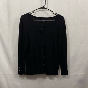 Express black button up cardigan